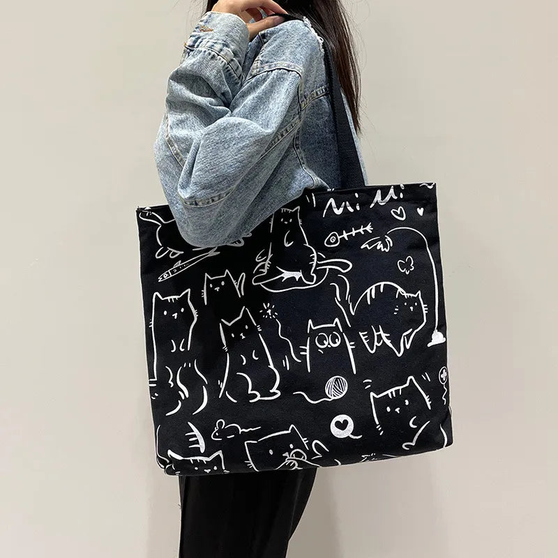 Cat tote bag