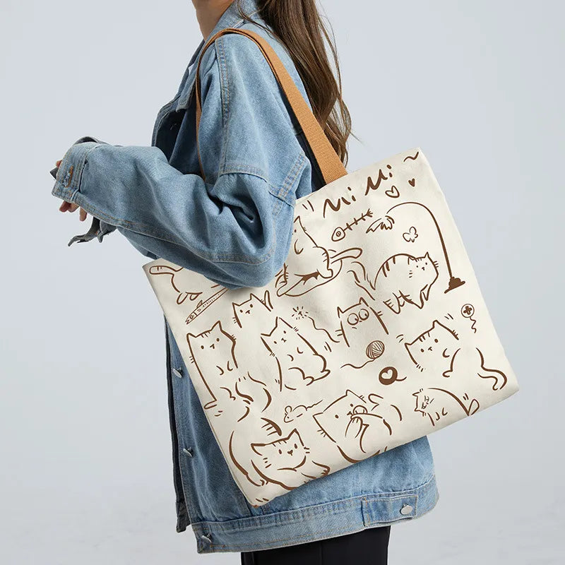 Cat tote bag